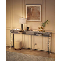 70-Inch Console Table with Charging Station and Storage Shelves – product view 20 | Amaraloft