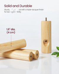 Solid Wood Coat Rack With 8 Hooks – product view 12 | Amaraloft