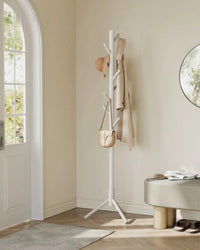Solid Wood Coat Rack With 8 Hooks – product view 18 | Amaraloft
