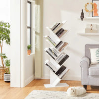 9 Tier Tree Bookshelf Space Saving Bookcase Storage Shelf – product view 6 | Amaraloft