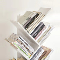 9 Tier Tree Bookshelf Space Saving Bookcase Storage Shelf – product view 9 | Amaraloft