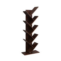 9 Tier Tree Bookshelf Space Saving Bookcase Storage Shelf – product view 17 | Amaraloft