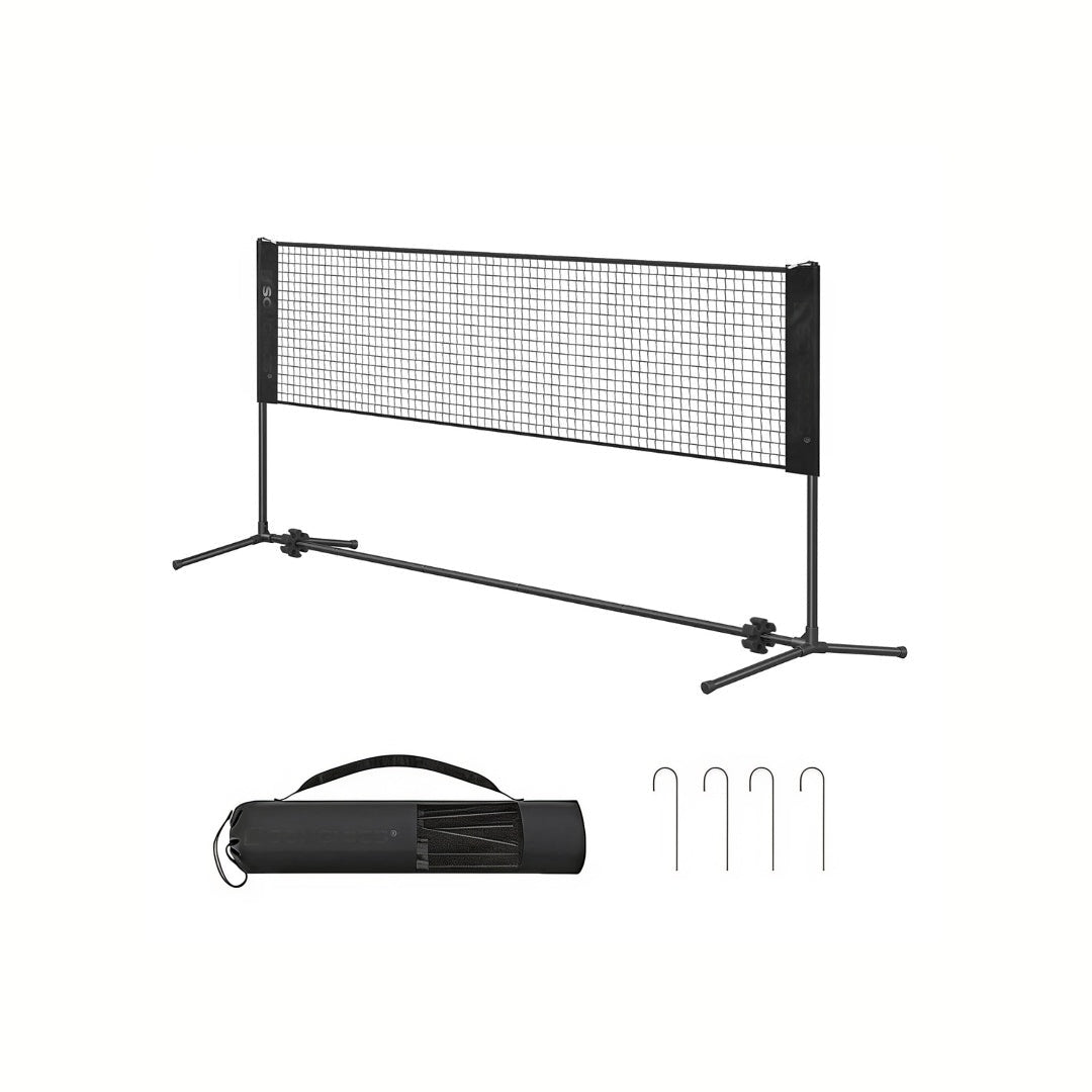 Badminton Net Portable Adjustable Height 35.4-61in Set – product view 4 | Amaraloft