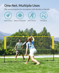 Badminton Net Portable Adjustable Height 35.4-61in Set – product view 12 | Amaraloft