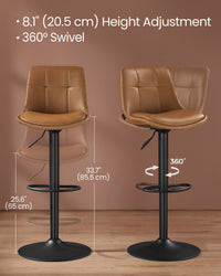Bar Stools, Swivel Bar Chairs - product photo 05