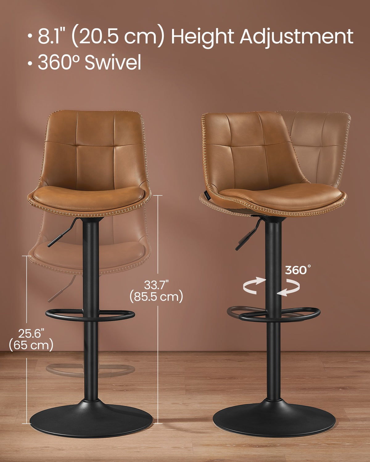 Bar Stools, Swivel Bar Chairs - product photo 18
