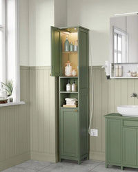 Bathroom Cabinet With Lights Tall Storage Cabinet 66.9in High – product view 2 | Amaraloft