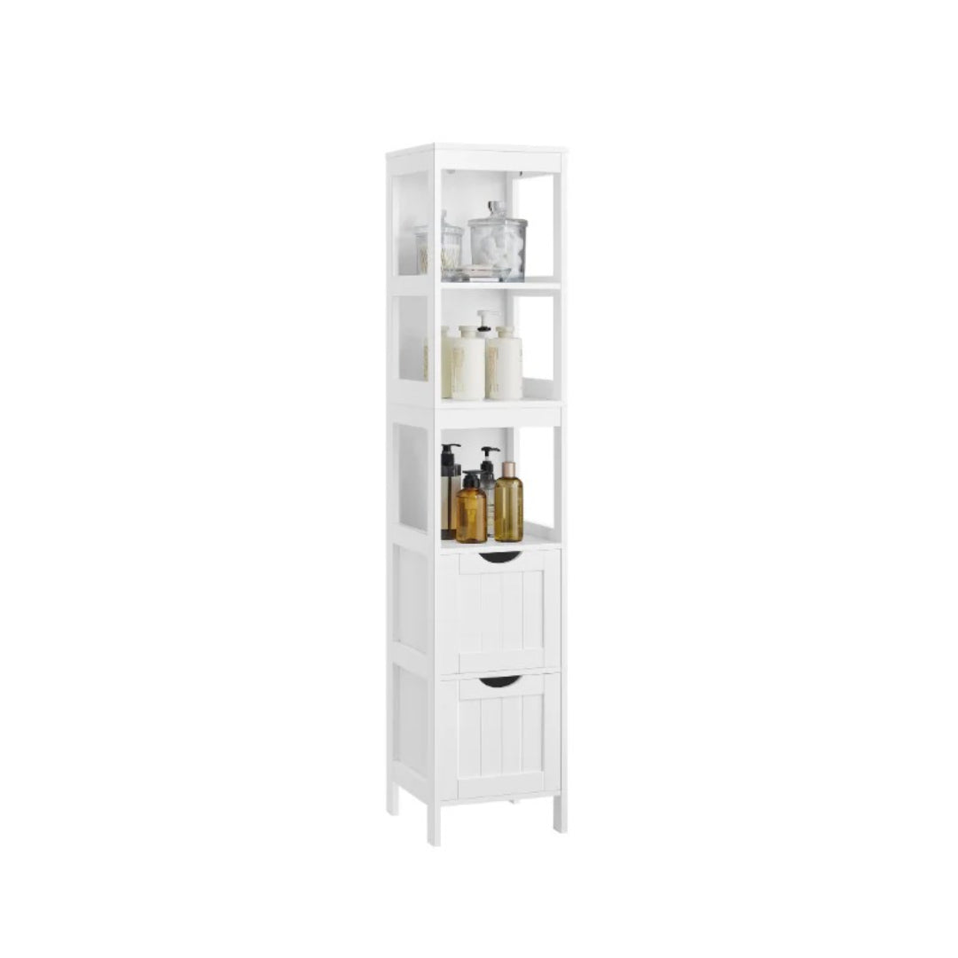 Bathroom Floor Cabinet With 2 Removable Drawers 55.7in High – product view 1 | Amaraloft