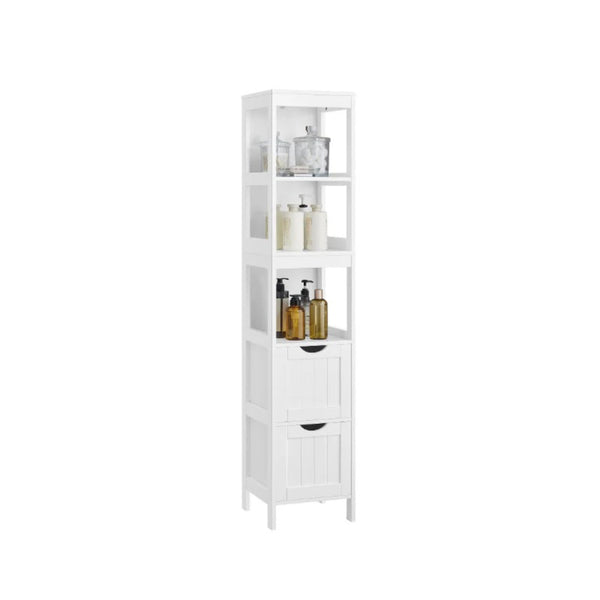 Bathroom Floor Cabinet With 2 Removable Drawers 55.7in High – product view 1 | Amaraloft