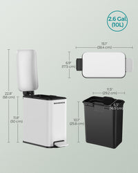 Bathroom Trash Can - product photo 21