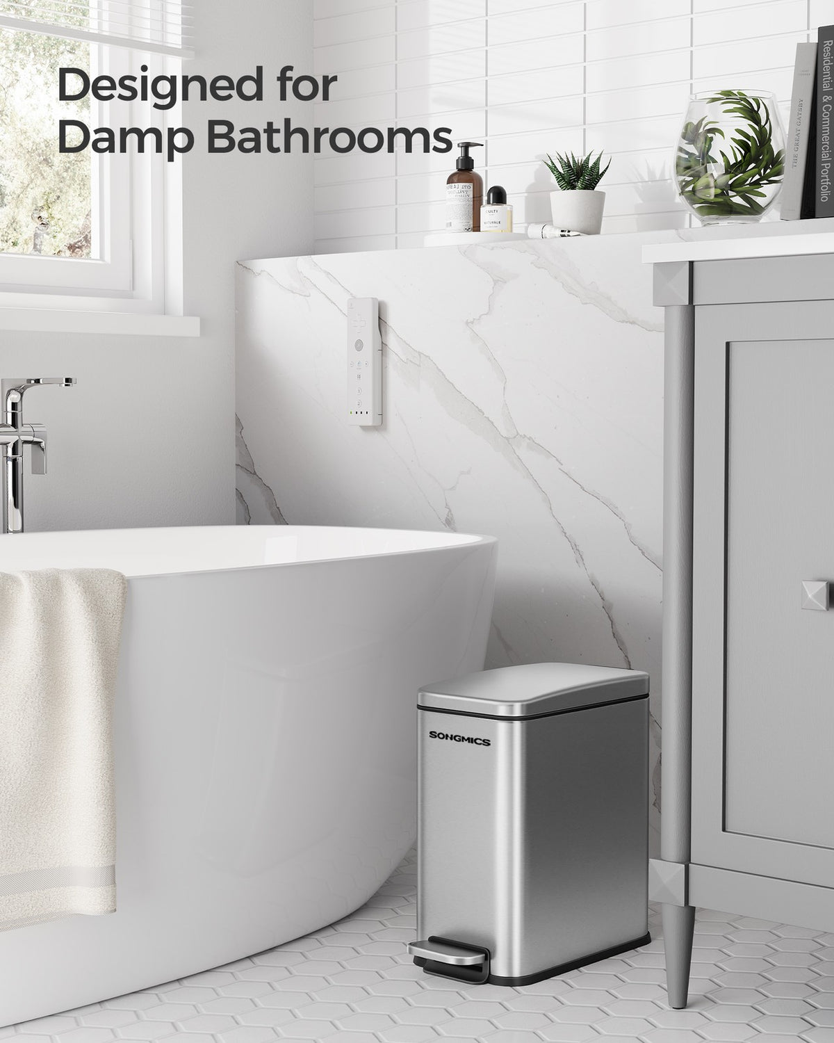 Bathroom Trash Can - product photo 27