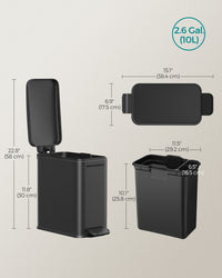 Bathroom Trash Can - product photo 42