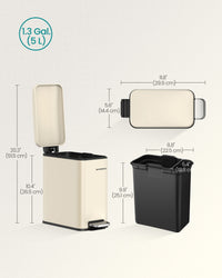 Bathroom Trash Can - product photo 48