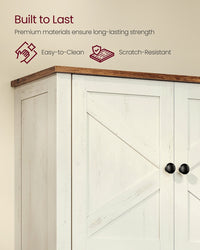 Bathroom Wall Cabinet, Farmhouse Wall-Mounted Medicine Storage Cabinet With 2 - product photo 11