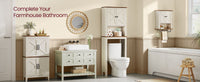 Bathroom Wall Cabinet, Farmhouse Wall-Mounted Medicine Storage Cabinet With 2 - product photo 26