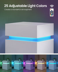 Bedside Table With LED Lights - product photo 18