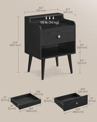Bedside Tables With Hidden Drawers - product photo 07