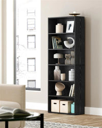 6 Tier Bookcase With Adjustable Shelves – product view 9 | Amaraloft