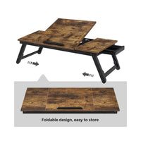 Adjustable Laptop Table With Tilt Top & Foldable Legs Bed Tray – product view 8 | Amaraloft