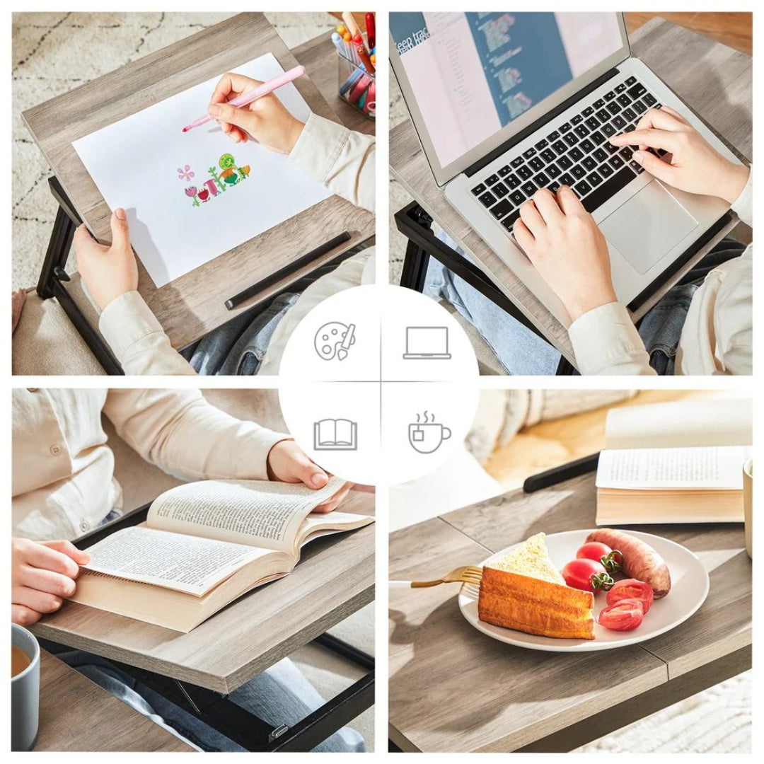 Adjustable Laptop Desk With Tilting Top & Height – product view 5 | Amaraloft