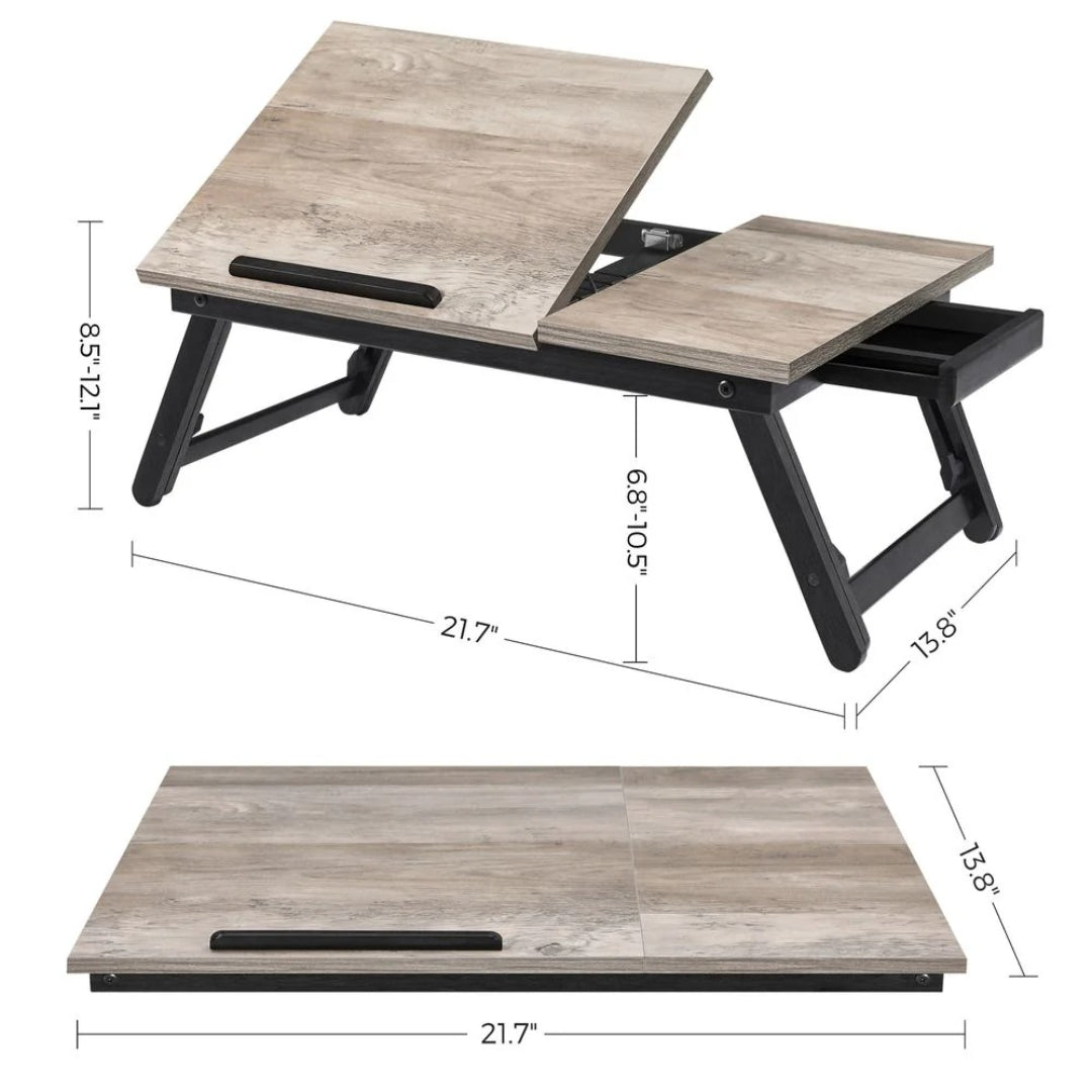 Adjustable Laptop Desk With Tilting Top & Height – product view 6 | Amaraloft