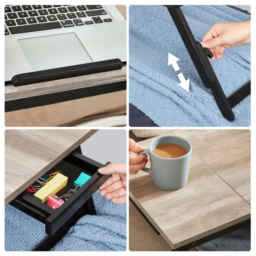 Adjustable Laptop Desk With Tilting Top & Height – product view 7 | Amaraloft