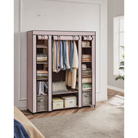 Closet Wardrobe With Non Woven Fabric Cover And Hanging Rails - product photo 35