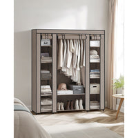 Closet Wardrobe With Non Woven Fabric Cover And Hanging Rails - product photo 42