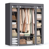 Closet Wardrobe With Non Woven Fabric Cover And Hanging Rails - product photo 45