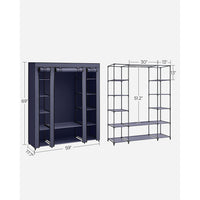 Closet Wardrobe With Non-Woven Fabric Cover - product photo 11