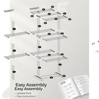 Clothes Drying Rack 4-Tier Foldable Laundry Stand 67.7in High – product view 10 | Amaraloft