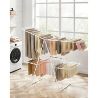 Clothes Drying Rack Foldable 2-Level With Adjustable Wings 67.3in – product view 16 | Amaraloft