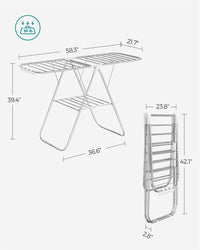 Clothes Drying Rack With Sock Clips - product photo 15