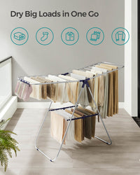 Clothes Drying Rack With Sock Clips - product photo 19