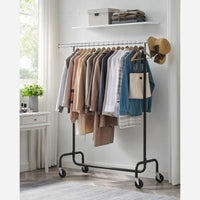 Clothes Rack Heavy Duty Rolling Garment Rack 43.3-59.1in Wide – product view 13 | Amaraloft