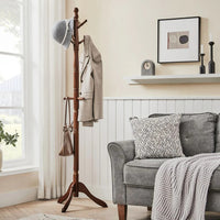 Solid Wood Coat Rack With 10 Hooks – product view 11 | Amaraloft