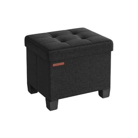 Small Storage Ottoman Foot Rest With Legs & Foldable Design – product view 1 | Amaraloft