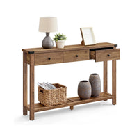 Console Table With Drawers And Open Shelf - ULNT142K41V1