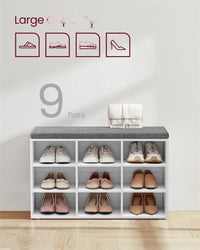 Shoe Storage Bench With Cushion – product view 11 | Amaraloft