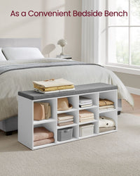 Shoe Storage Bench With Cushion – product view 17 | Amaraloft