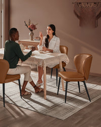 Dining Chairs Set Of 2, 4 Or 6 With Upholstered Seats And Steel Legs - product photo 77