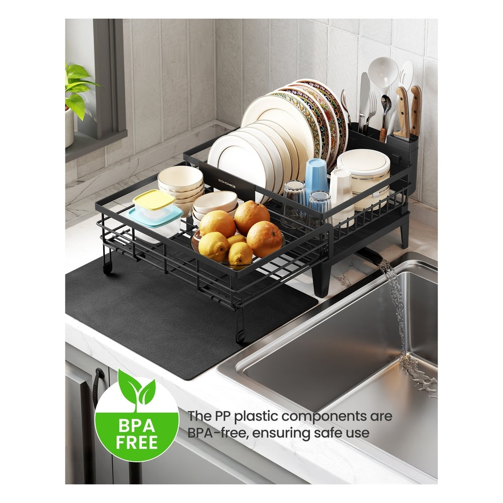 Dish Kitchen Dish Rack With Drainboard - product photo 15