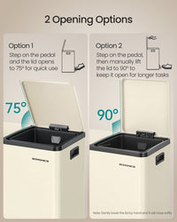 Double Compartment Stainless Steel Trash Can For Recycling - product photo 04