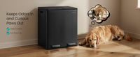 Double Compartment Stainless Steel Trash Can With Soft Close Lids - product photo 26