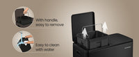 Double Compartment Stainless Steel Trash Can With Soft Close Lids - product photo 30