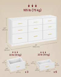 Drawer Dresser For Bedroom - product photo 06