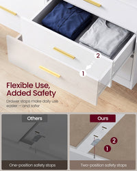 Dresser With LED Lights And Power Strip - product photo 08