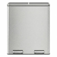 Dual Compartment Kitchen Trash Can With Airtight Hinged Lids - product photo 07