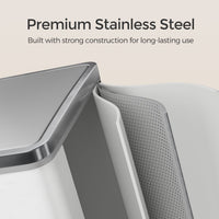 Dual Compartment Kitchen Trash Can With Airtight Hinged Lids - product photo 49