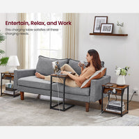 End Table With USB Ports And Outlets - product photo 20